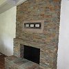 Stone Face Fireplace - True Stone Natural Sunset