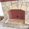 Stone Face Fireplace - 