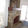 Stone Face Fireplace - 