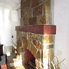Stone Face Fireplace - 