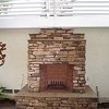 Stone Face Fireplace - 