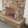 Stone Face Fireplace - 