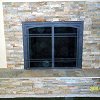 Stone Face Fireplace - True Stone Desert Gold