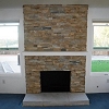 Stone Face Fireplace - Truestone Dressed Desert Gold