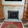 Stone Face Fireplace - Truestone Dressed Desert Gold