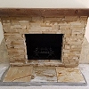 Stone Face Fireplace - Truestone Dressed Honeywheat