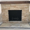 Stone Face Fireplace - Truestone Dressed Honeywheat