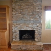 Stone Face Fireplace - Truestone Dressed Desert Gold