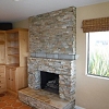 Stone Face Fireplace - Truestone Dressed Desert Gold