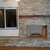 Stone Face Fireplace - Truestone Dressed Desert Gold