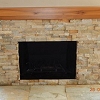 Stone Face Fireplace - Truestone Dressed Desert Gold