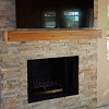 Stone Face Fireplace - Truestone Dressed Desert Gold