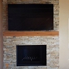 Stone Face Fireplace - Truestone Dressed Desert Gold