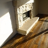 Stone Face Fireplace - Grey Gold Limestone Veneer