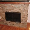 Stone Face Fireplace - True Stone Desert Gold