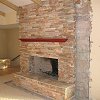 Stone Face Fireplace - True Stone Desert Gold