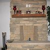 Stone Face Fireplace - 