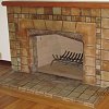 Batchelder Tile Face Fireplace and hearth