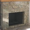 Marble Tile Face Fireplace