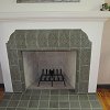 Decorative Tile Plaster Fireplace